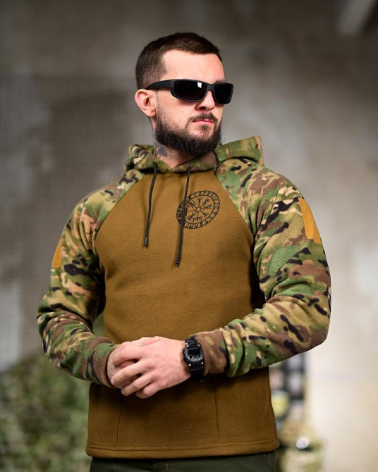 Флисовка худи руны койот ПП8230 Одесса - изображение 4