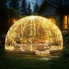 Сервер НАМЕТ kopułowy ogrodowy - igloo na kemping Geodezyjny z PVC 2,9 m składany zewnątrz odporny Київ