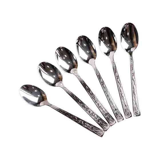 Набор чайных ложек из нержавеющей стали, 6 шт. Киев