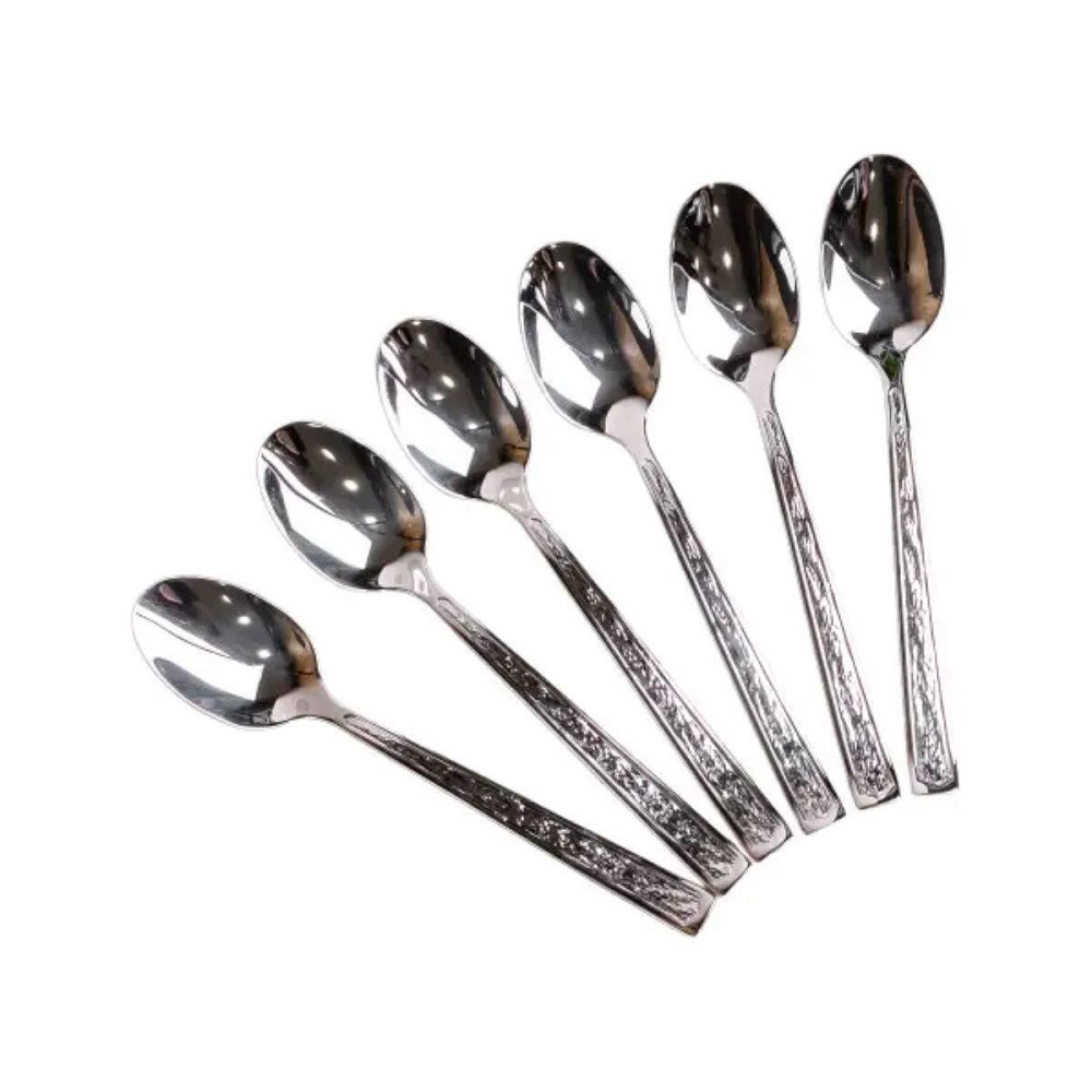 Набір чайних ложок з нержавіючої сталі, 6 штук Київ - фото 3