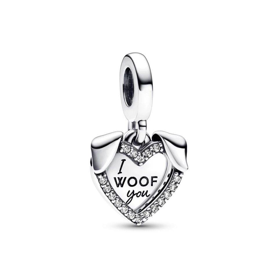 Серебряный шарм Пандора 