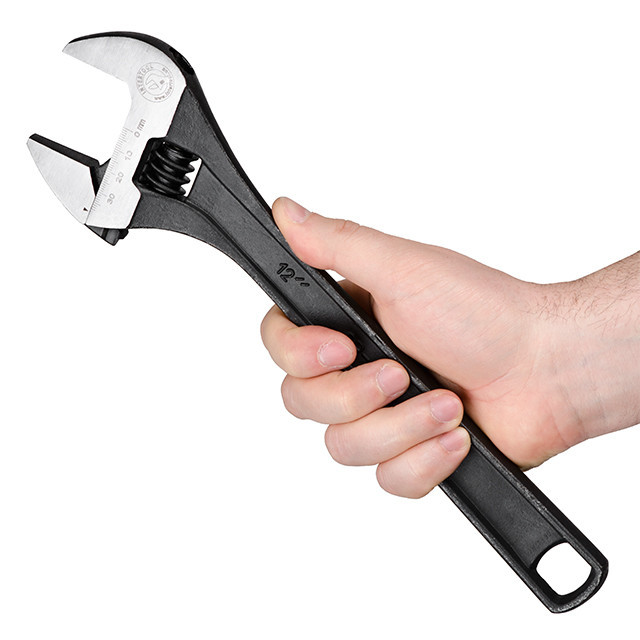 Розвідний ключ 300 мм INTERTOOL XT-0062, Cr-V, чорний - ключ, який витримує все Львів - фото 6