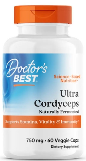 Кордицепс ультра Doctor's Best Ultra Cordyceps 750 мг 60 капс Киев - изображение 1