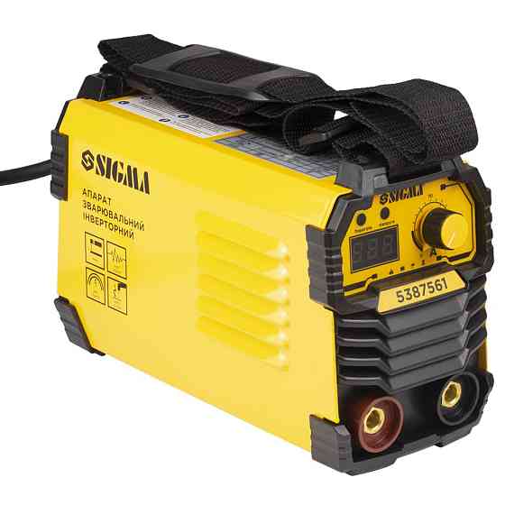 Sigma Аппарат сварочный инверторный ММА-140А электрод 4мм дисплей SIGMA (5387561) Коломия