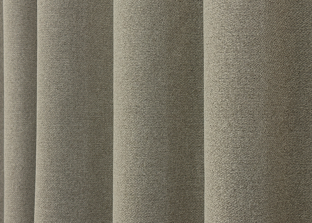 Комплект готових штор VR-Textil Льон блекаут № 1719ш Сіро-бежевий 150х270 см 2 шт (33-0630) Київ - фото 7