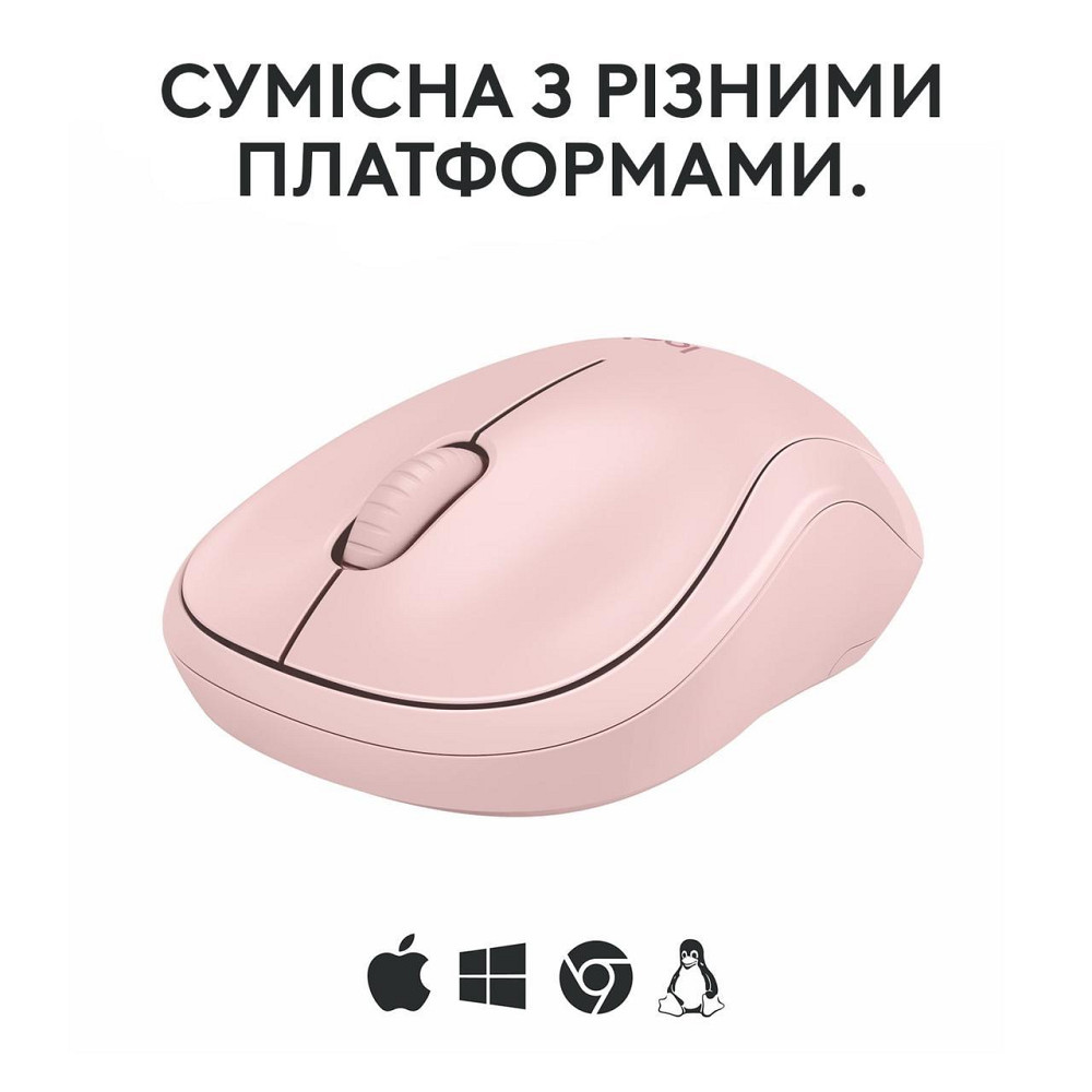 Миша бездротова Logitech M240 Silent Rose (910-007121) Рожевий Харків - фото 2