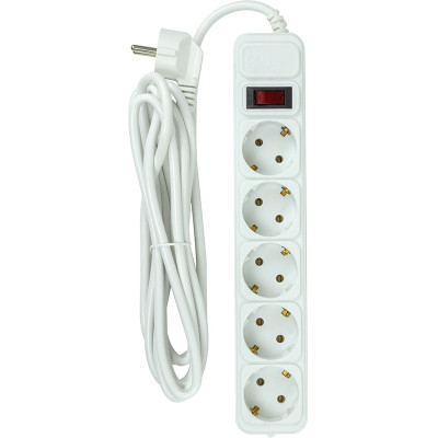 Мережевий фільтр живлення PowerPlant 3м, 5 розеток, євро, 100% мідь (JY-1056/3B) (EX610570) Вінниця - фото 2