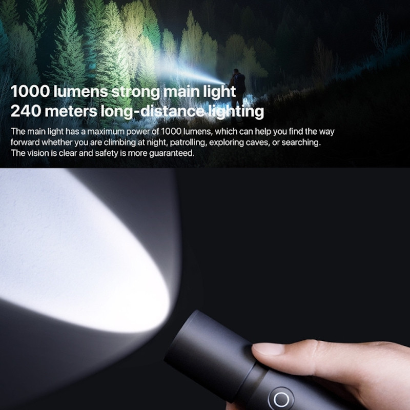 Фонарик Xiaomi Mijia Multi Functional Strong Light Flashlight (N613) Одесса - изображение 3