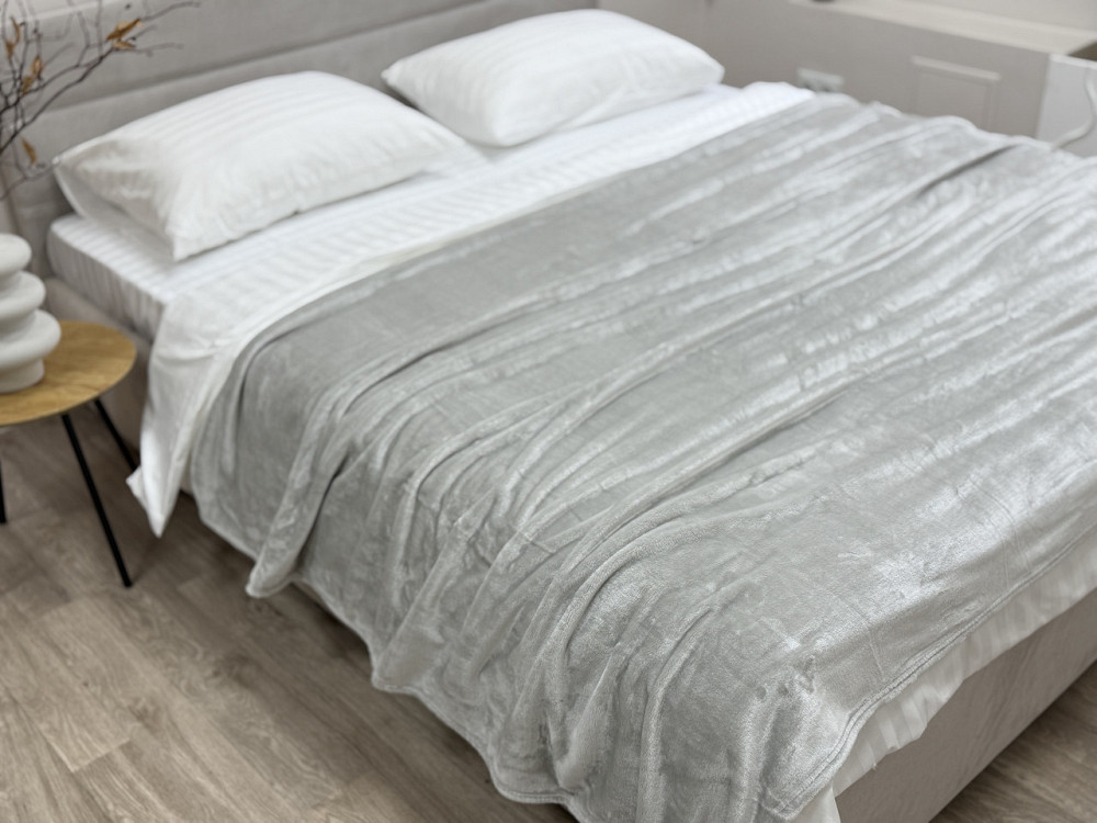 Ecotton Плед Ecotton 200х220 см Well Soft світло-сірий (24-3615 Cool gray) Коломыя - изображение 7