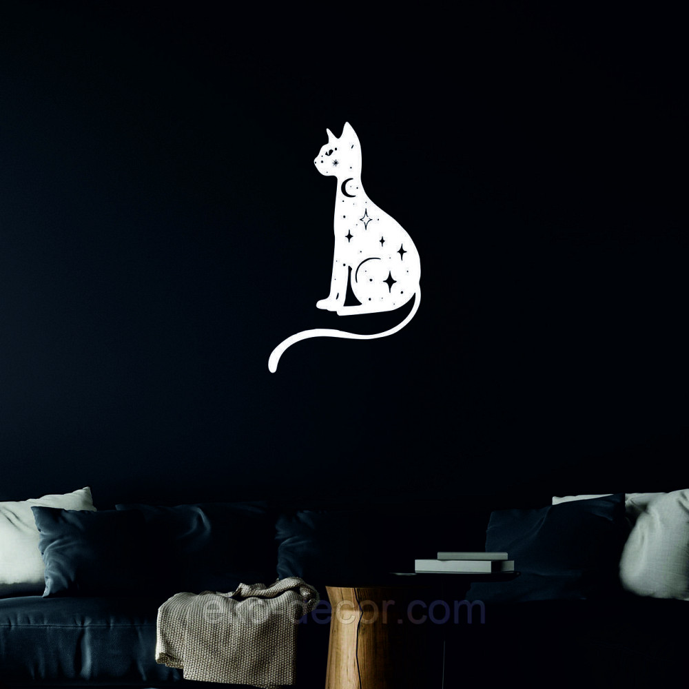 Декоративне настінне 3D Панно «Кіт» Декор на стіну з об'ємом Київ - фото 8