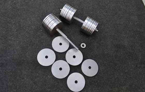 Гантелі набірні 2 по 60 кг Гантелі, гирі, штанги та диски металеві без покриття Київ