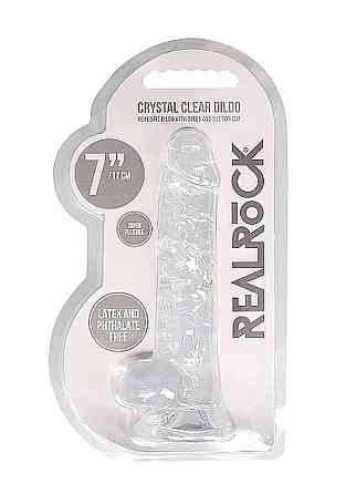 Фалоімітатор - Realrock Dildo 7" Transparent Sex Aura Київ