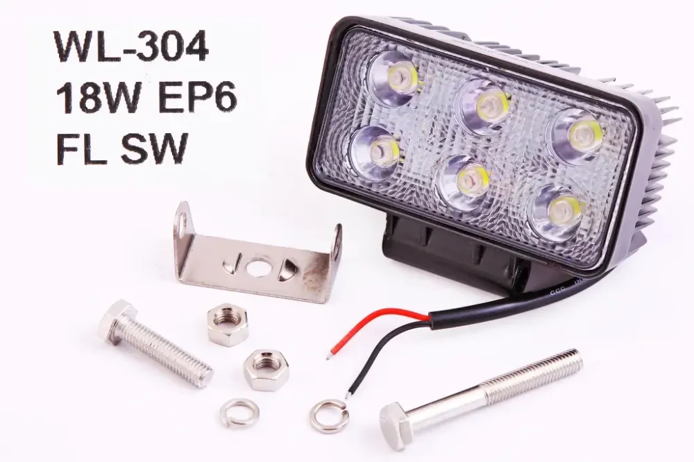 Фара дневного света 110* 78*51мм Cyclone 6 Epistar 3W/1800лм/6000К (рассеянный ближний) Винница - изображение 1