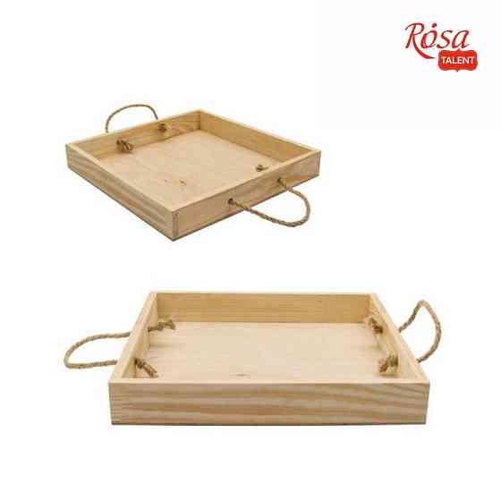 Поднос деревянный 30×30×4см ROSA Talent Киев