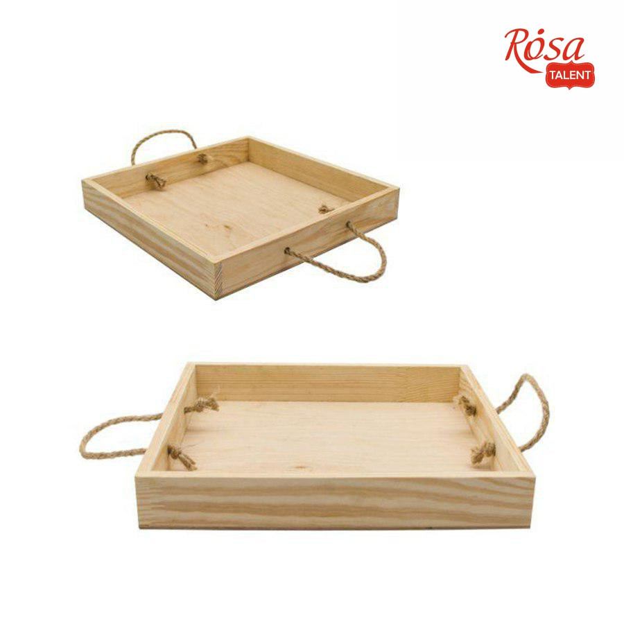 Поднос деревянный 30×30×4см ROSA Talent Киев - изображение 1