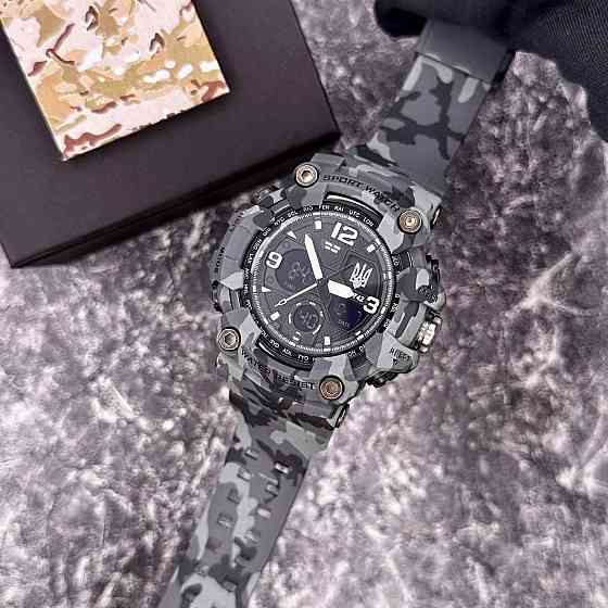 Patriot 006CMGYUASI Тризуб срібло Сірий камуфляж + Коробка. SBR Київ