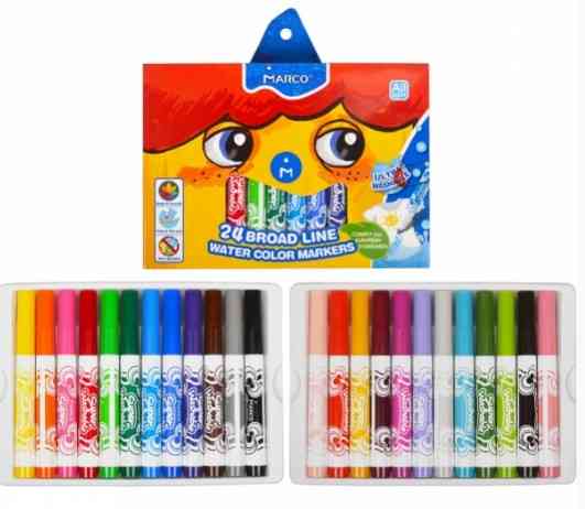 Фломастери "Marco" 1632-24CB 24кол "Super Washable Jumbo", шт Київ