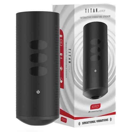 Интерактивный мастурбатор Kiiroo Titan, 9 вибромоторов, теледильдоника Sex Aura Киев