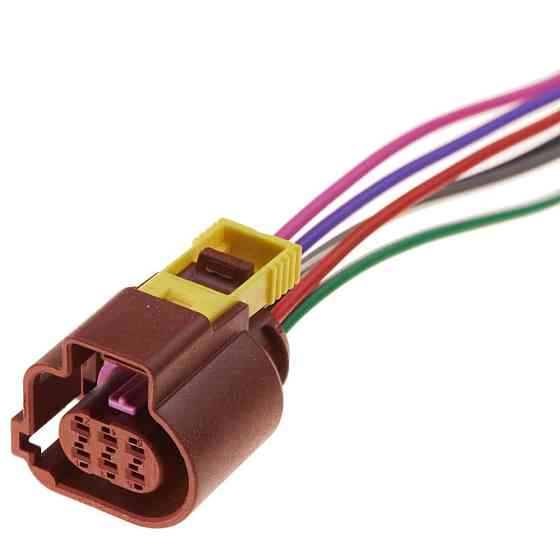 Роз'єм конектор с проводом, 6-контактний Коричневий, Пластик, 1928404902, Bosch Германия, Франция, Audi, Bugatti, Porsche Київ