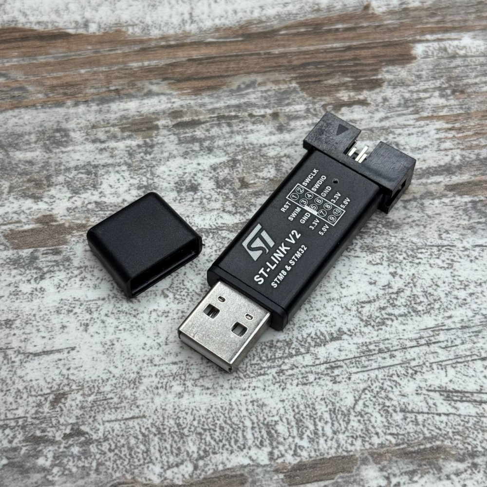 USB програматор ST-LINK V2 для STM8, STM32 Cortex-M, налагоджувач мікроконтролерів Київ - фото 4