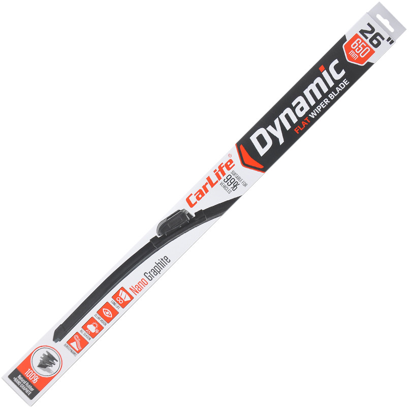 Безкаркасна щітка CarLife Dynamic 26/650мм Львів - фото 1