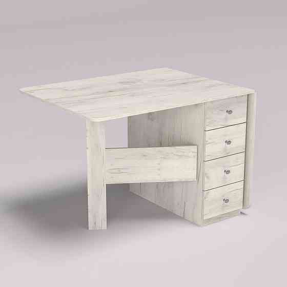 Стол-тумба №5 Комби, Дуб Крафт Білий, 380х800х750 Львов