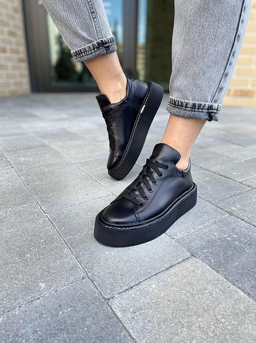 DeLis Туфлі жіночі DeLis 3404-122 чорні (весна-осінь, шкіра натуральна) (4778) лише 36р.і 41р. Коломия - фото 4