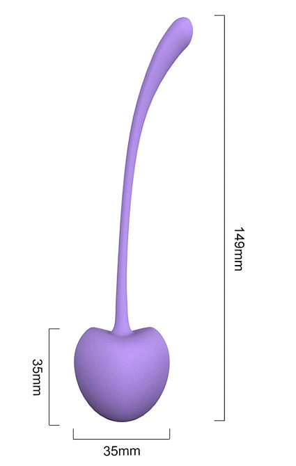 Набір вагінальних кульок Cherries Set вага: 28, 38, 56, 85, 107 Sex Aura Київ - фото 2