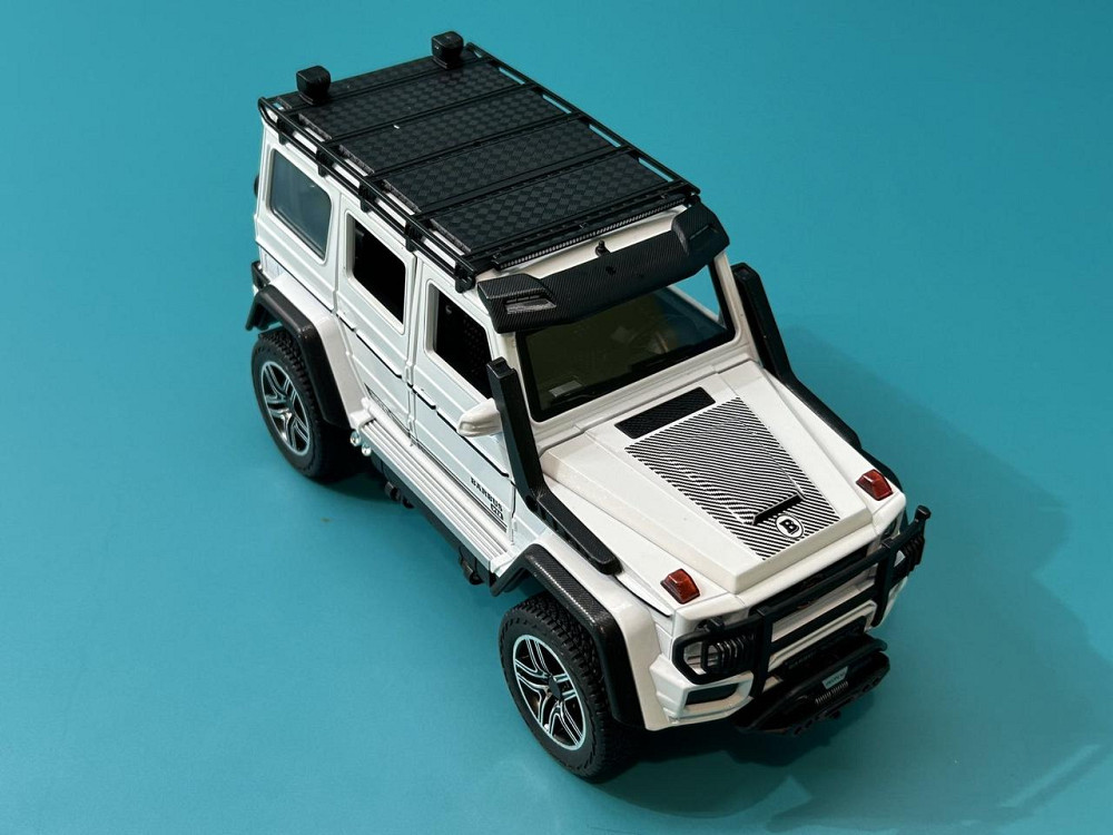 Машина Автосвіт gelendvagen g-class інерційна відчиняються двері капот багажник 22см Біла (AP-2023) Чернигов - изображение 3