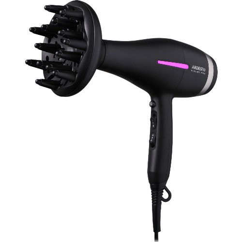 Фен для волосся 1850-2200W (2 швидкості/3 темпер.режими/дифузор) чорний HD-Y223PRO Violet PRO Ardesto Житомир