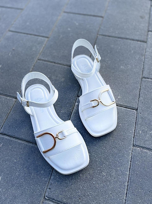 Lonza Босоніжки жіночі LONZA 550 білі (літо, шкіра натуральна) (5145) 38 Коломия - фото 1