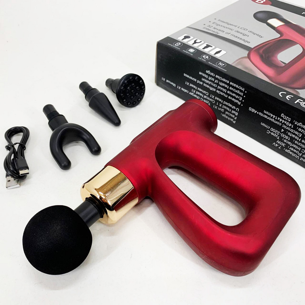 Масажери для ніг для антицелюлітного масажу, Ударний вібромасажер для тіла Масажер шиї та спини QZ-94 Львів - фото 3