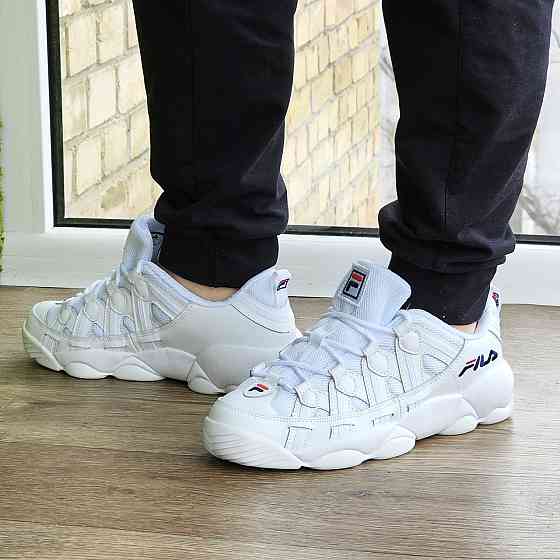 Кросівки FILA Білі Чоловічі Шкіряні Філа (розміри: 43,44,45) Відео Огляд Дніпро