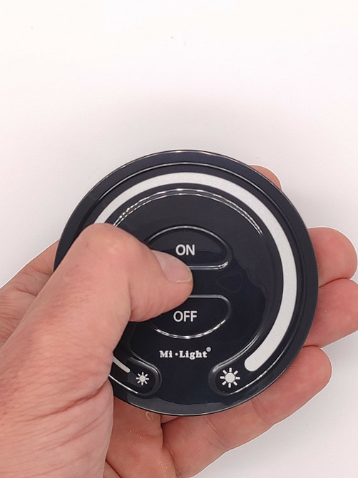 Milight Панель керування Мілайт бездротова чорна кругла 1 зона 2,4 ГГц Київ - фото 6