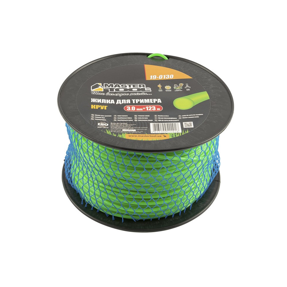 Жилка для тримера MASTERTOOL КРУГ 3.00 мм 123 м котушка 19-0130 Коломия - фото 2