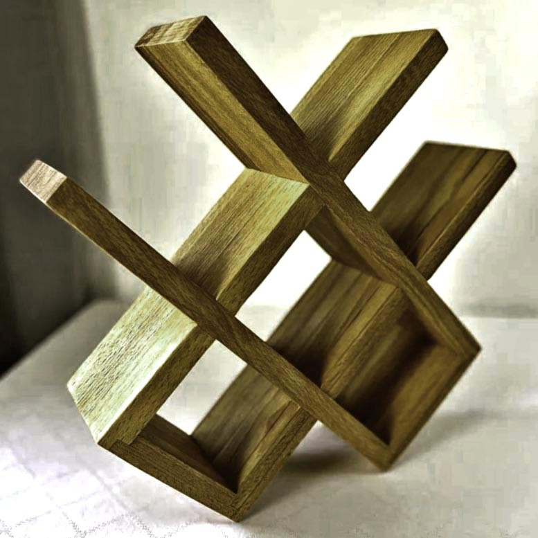 Настольная винная полка 