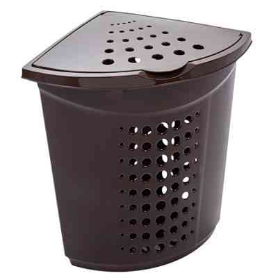 Кошик для білизни Алеана Кутовий Коричневий 45 л (алн 122051/коричневий) Вінниця