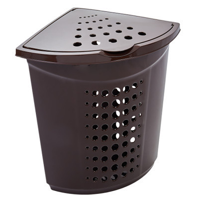 Кошик для білизни Алеана Кутовий Коричневий 45 л (алн 122051/коричневий) Вінниця - фото 1