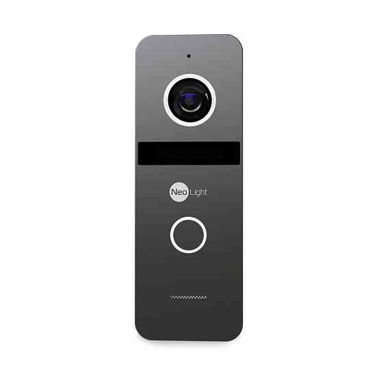Комплект відеодомофона Neolight NeoKIT HD Pro Graphite: відеодомофон 7" з детектором руху і 2 Мп відеопанель Київ