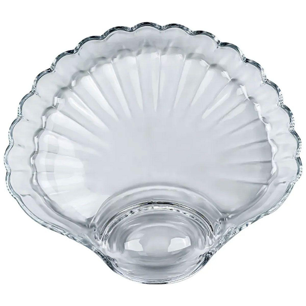 Yiwu Блюдо сервірувальне для закусок із соусником 21х19х3 см скляне HP-YH-58 Киев - изображение 1