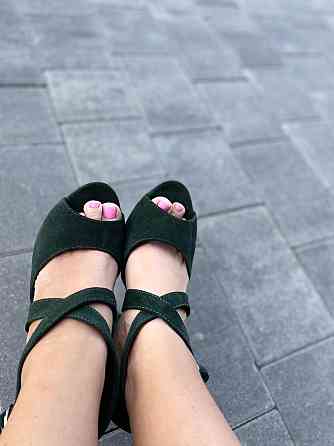 Nivelle БосонІжки жіночі NIVELLE 1815/9510-9544 зелені (літо, замша натуральна) (3696) 39р. Коломия