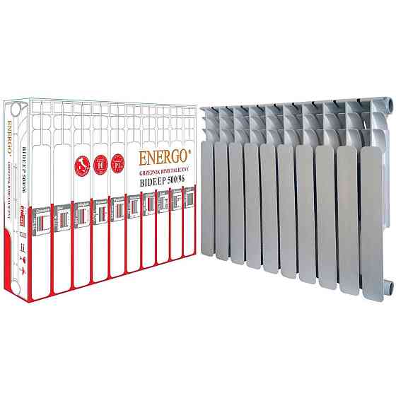 Радиатор биметаллический секционный ENERGO BIDEEP 500/96 (кратно 10) (000020261) Киев