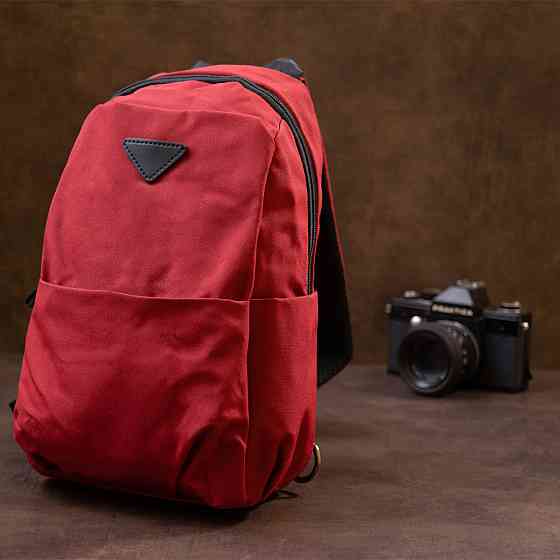 Сумка через плече нейлон Vintage 20629 Червона Київ