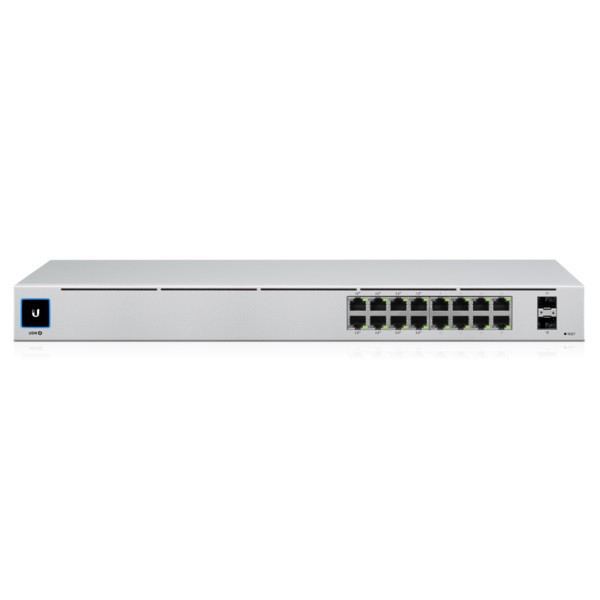Коммутатор Ubiquiti UniFi Gen2 USW-16-POE (8xGE, 8хGE PoE+, 2xSFP, L2, 42W max) ( 2890 г ) Харьков - изображение 1