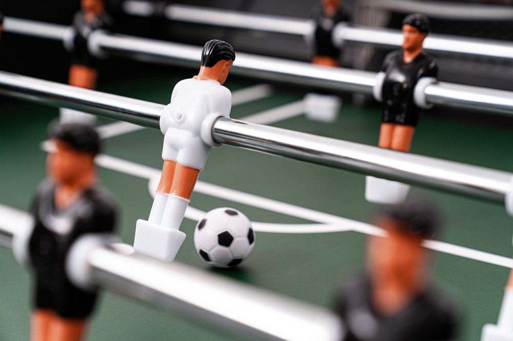 Настільний футбол Hop-Sport Corner чорно-золотистий Київ - фото 7