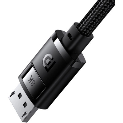 Кабель мультимедійний DisplayPort M to DisplayPort M 2.0m 8K Baseus (B00633706111-02) Вінниця - фото 3