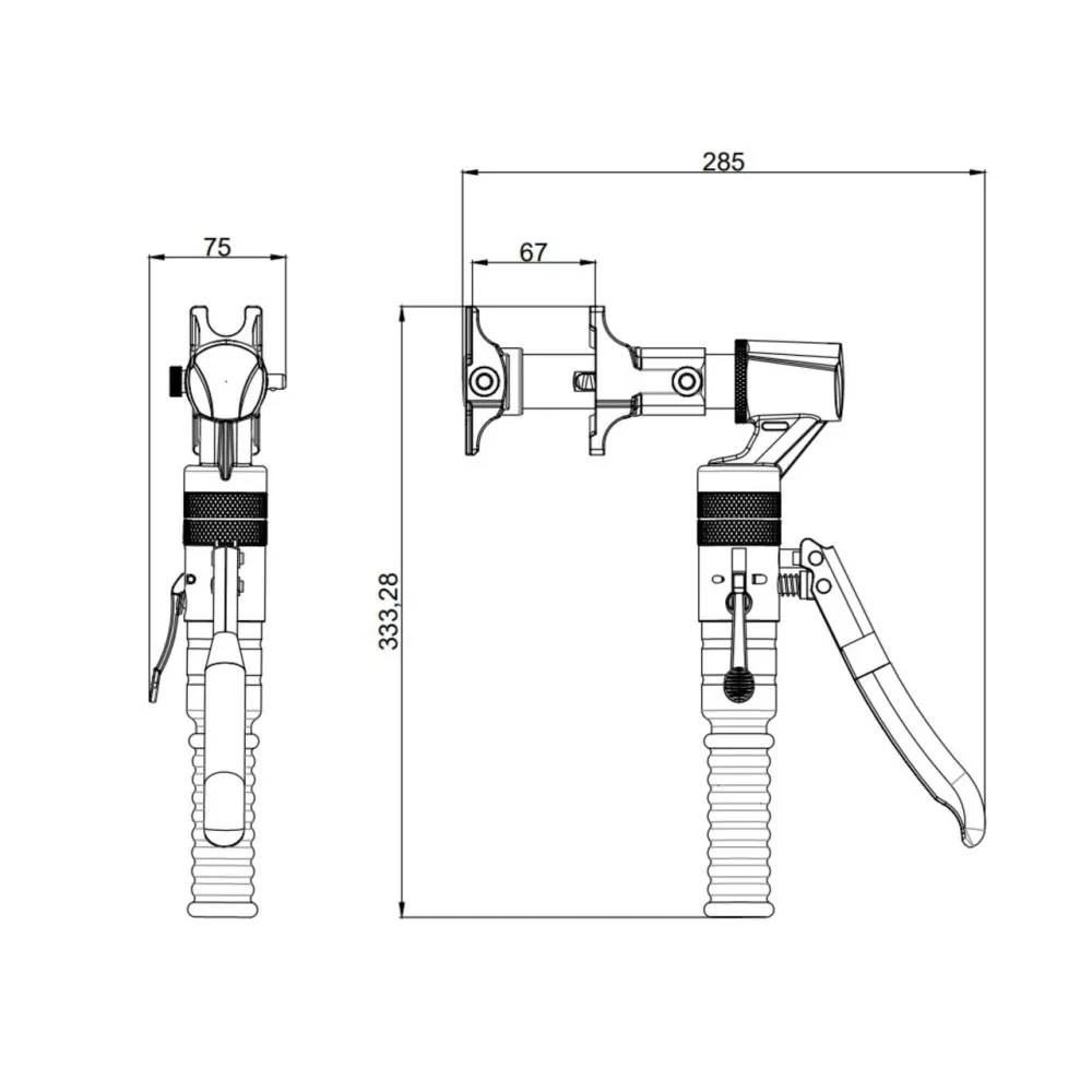 Набор инструментов Thermo Alliance для аксиального фитинга d16–32 гидравлический STD-302 Киев - изображение 2