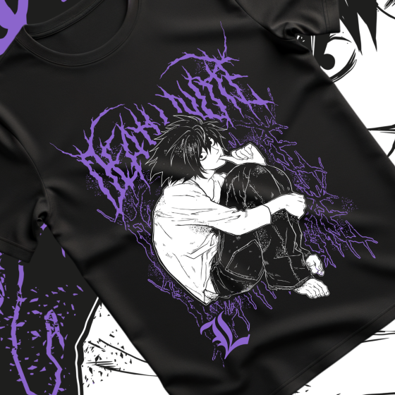 Футболка аниме Тетрадь смерти оверсайз (S/M/L) Черний AnimeJ0729 Днепр