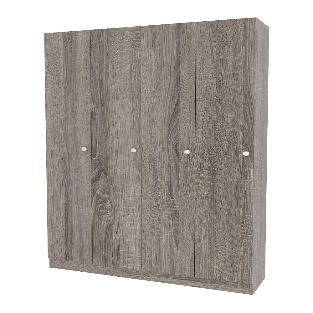 Шкаф секционный для раздевалки ШС-2, Дуб Сонома Трюфель, 1200/318/1350 Львов - изображение 1