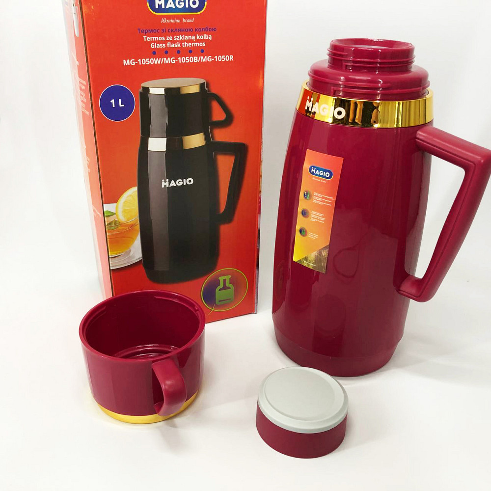 Чашка-термос для кави Magio, Якісний сімейний термос, Довговічний термос з вакуумною ізоляцією IX-30 Львів - фото 9